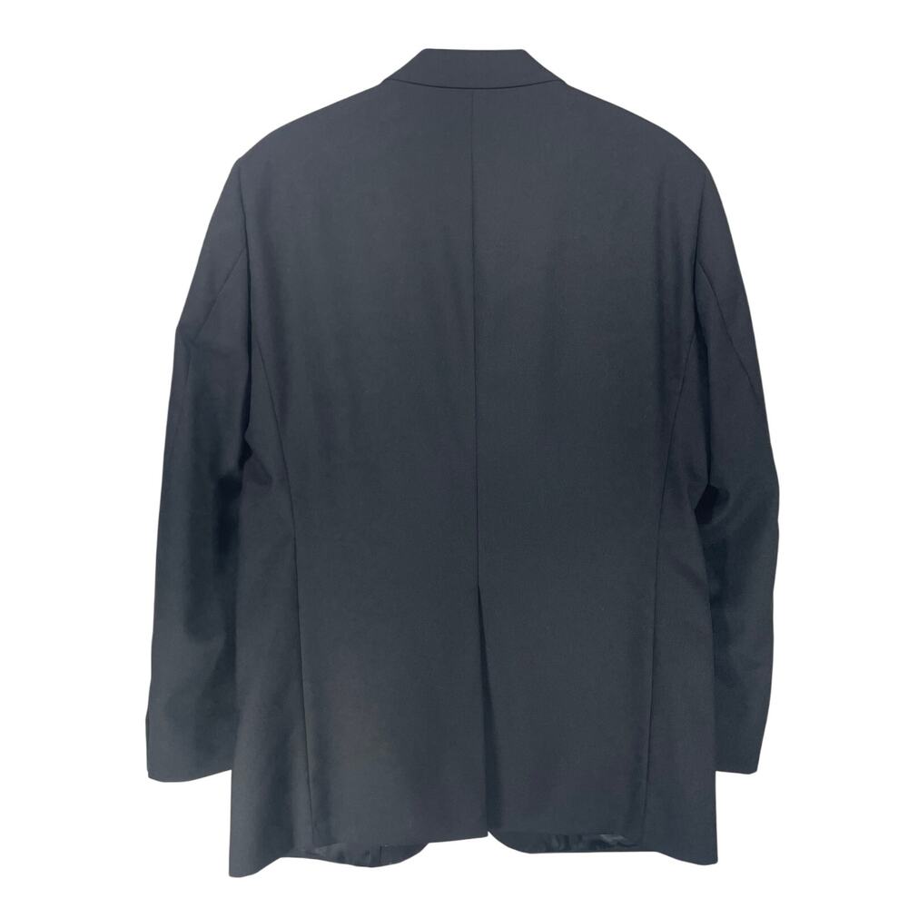 Dockers Black‎ Two Button Single Vent Suit Jacket Blazer Sport Coat Size 42 L - Picture 2 of 6